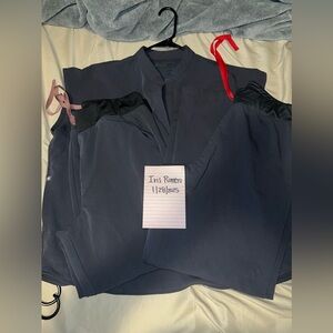 Figs Scrub Set Charcoal XL